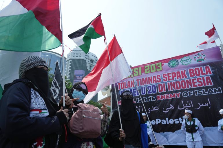 Indonesia protest Israel
