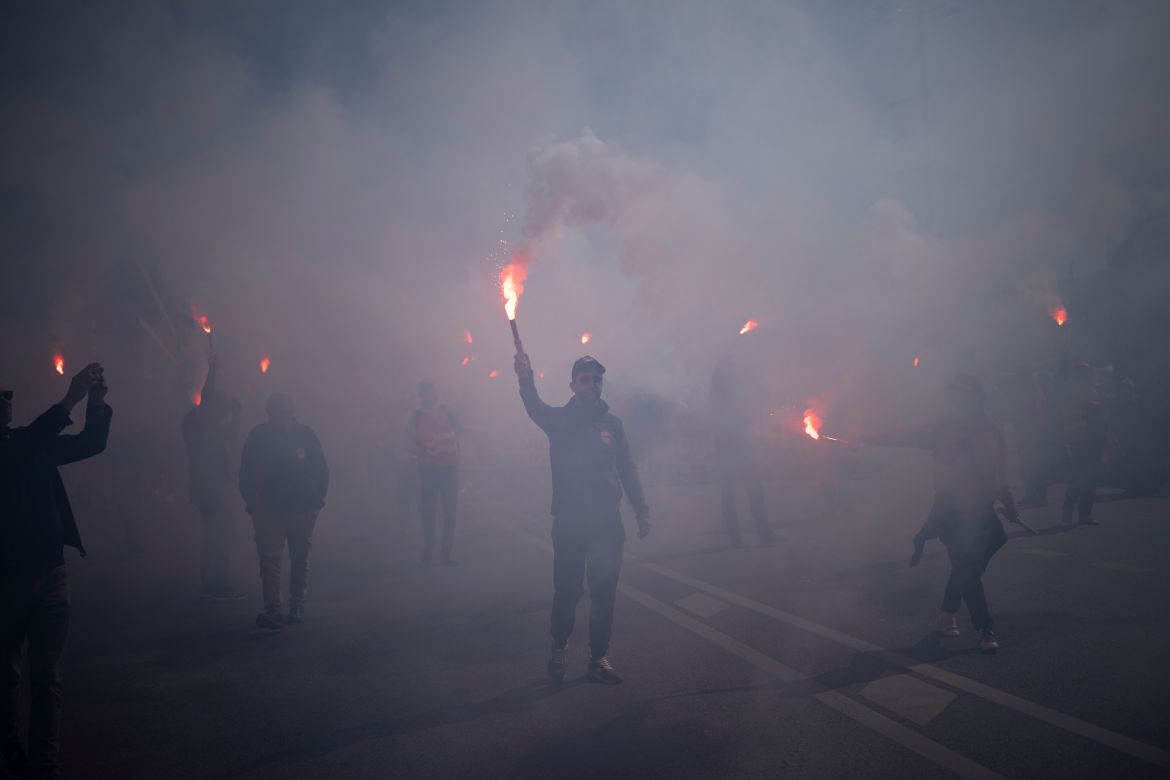 France pensions Protests