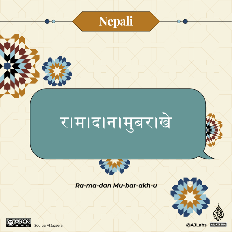 Interactive - Ramadan greetings -Nepali