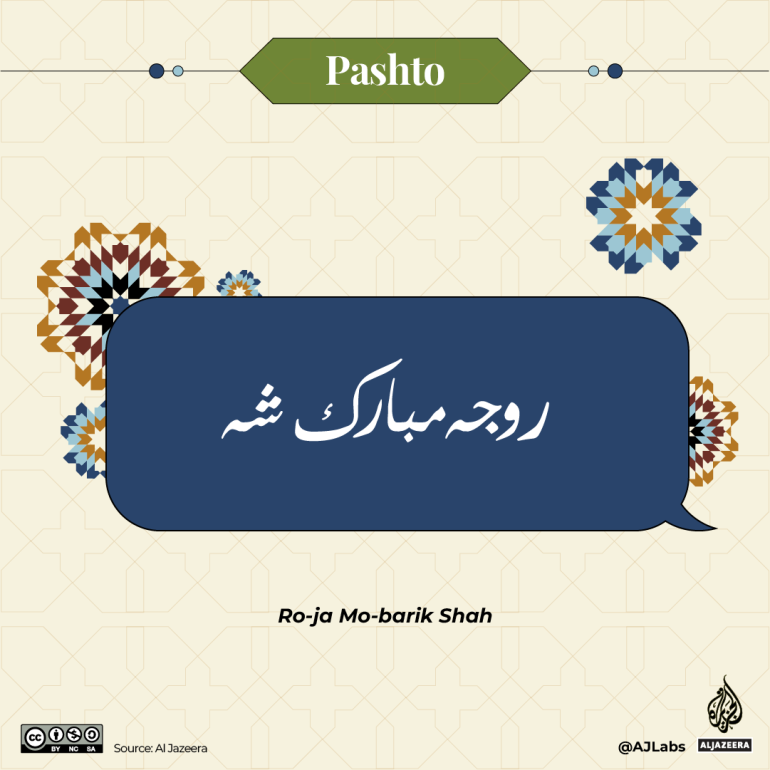 Interactive - Ramadan greetings -Pashto