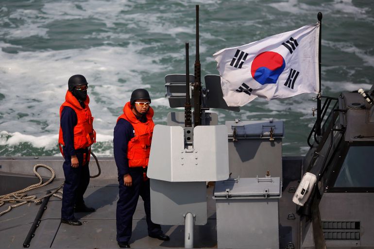 South Korean patrol boat