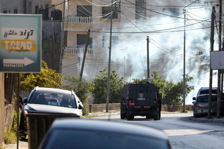 Israeli forces raid Nablus.