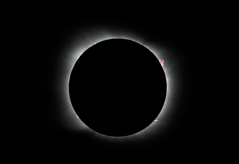 A total solar eclipse was visible from the northern Patagonia region of Argentina and from Araucania in Chile