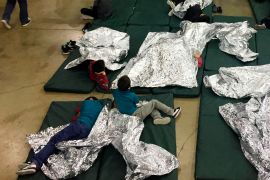 Migrant children detained in the United States
