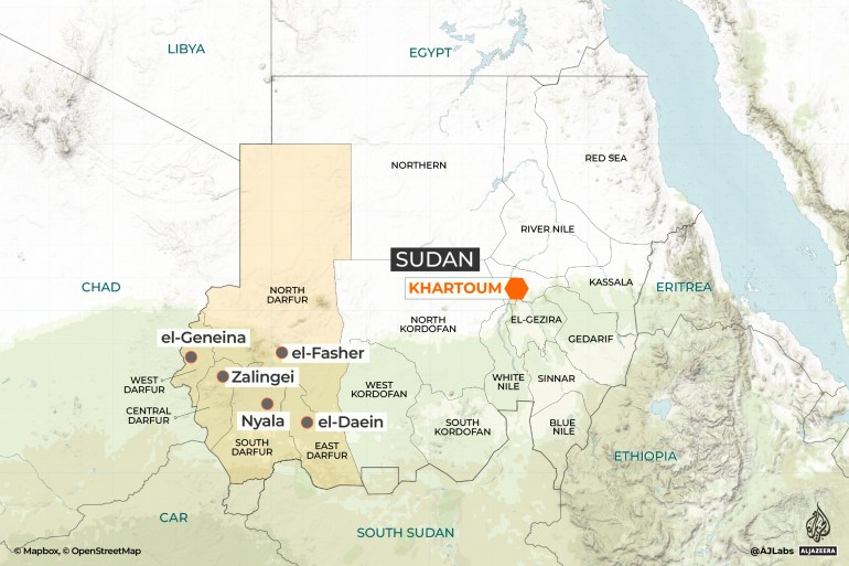 Interactive_Sudan_Darfur Cities Map Revised