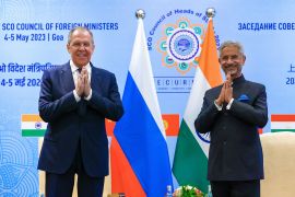 Russian Foreign Minister Sergei Lavrov and Indian Foreign Minister Subrahmanyam Jaishankar