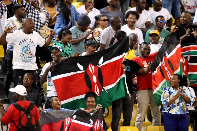 Kenyan fans Diamond league