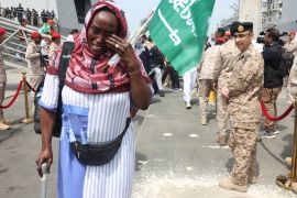 Evacuees from Sudan at the Jeddah Sea Port, Saudi Arabia