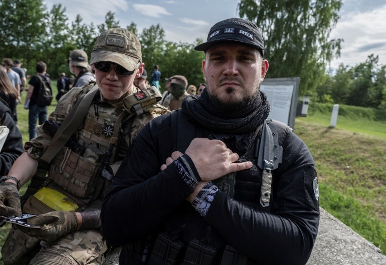 Russian Volunteer Corps (RVC) commander, Moscow-born Denis Kapustin, also known as Denis Nikitin or by the nom de guerre White Rex, is seen, amid Russia's attack on Ukraine, near the Russian border, in Ukraine May 24, 2023. REUTERS/Viacheslav Ratynskyi