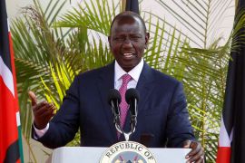 Kenya's President William Ruto speaks at a press conference at the State House in Nairobi, Kenya May 5, 2023