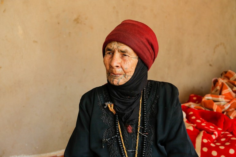 Salaha Al Zalabeih (89) and her family have lived for generations in Wadi Rum in Jordan. The valley, which is a UNESCO World Heritage site, is cut into sandstone and is in the southern parts of the country in an area of 720 km2. 