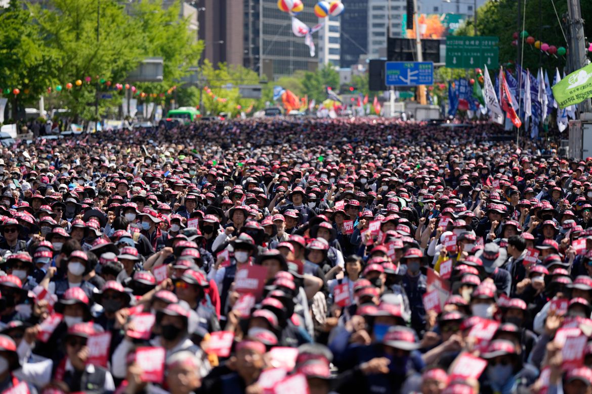 South Korea May Day Labor