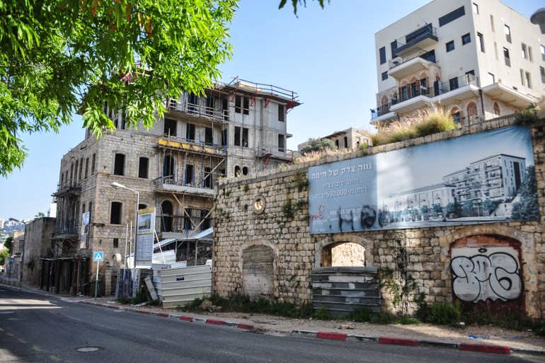 Palestinian refugee homes in Haifa