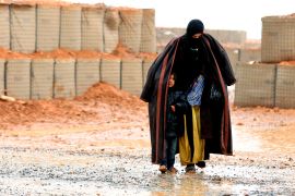 Conditions in Rukban camp have deteriorated over the last few years, particularly since the border with Jordan was closed [File: Khalil Mazraawi/AFP]
