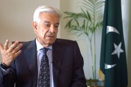 Pakistan’s defence minister Khawaja M. Asif