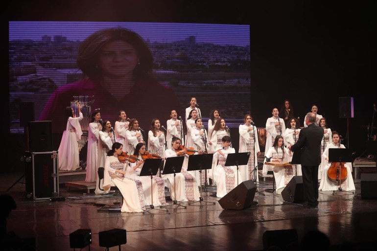 Shireen memorial event Ramallah