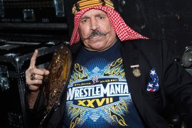 The Iron Sheik - pictured here in Atlanta, Georgia in 2013 - made a name for himself in the world of wrestling before becoming a social media fixture later in life [File: Ben Rose/Getty Images]
