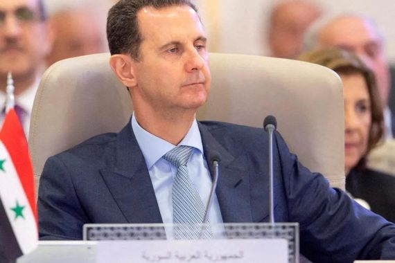 Syria's President Bashar al-Assad attends the Arab League summit, in Jeddah, Saudi Arabia, May 19, 2023. Saudi Press Agency/Handout via REUTERS ATTENTION EDITORS - THIS PICTURE WAS PROVIDED BY A THIRD PARTY