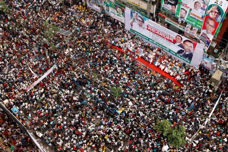 Massive opposition rally demands immediate resignation of Bangladesh PM