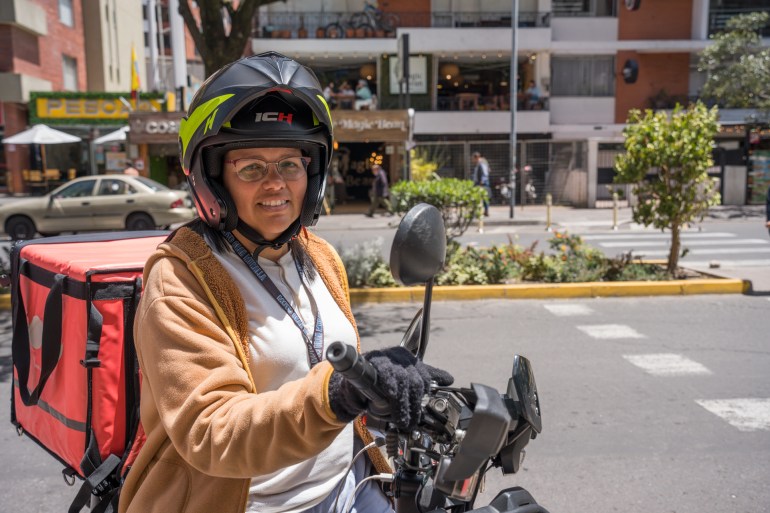 Ayari Manzo, 41, delivery driver from Venezuela, living in Quito for more than two years