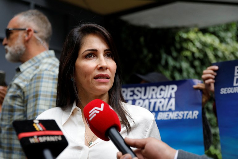 Ecuador presidential candidate Luisa Gonzalez