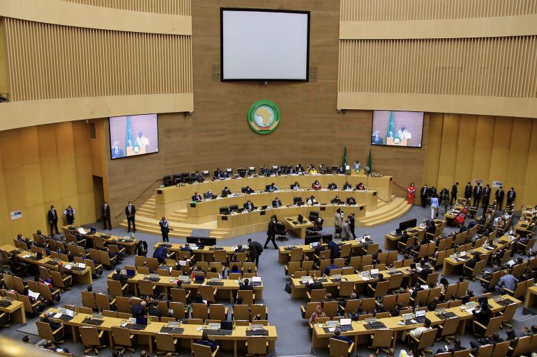 African heads of state attend the 35th Ordinary Session of the African Union (AU) Assembly in Addis Ababa, Ethiopia