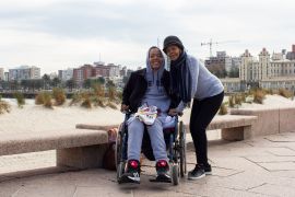 Balbina Ponce Matias and her 33-year-old paraplegic son
