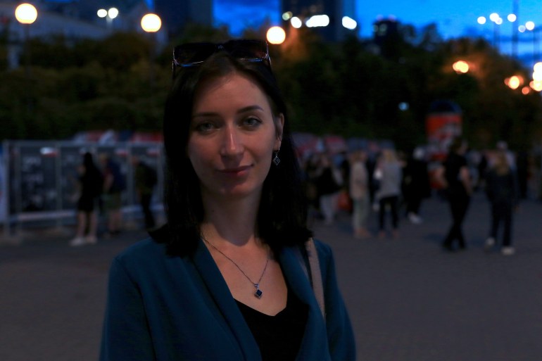 Viktoriia, 27, who lives in Bielsko-Biała, in central Warsaw