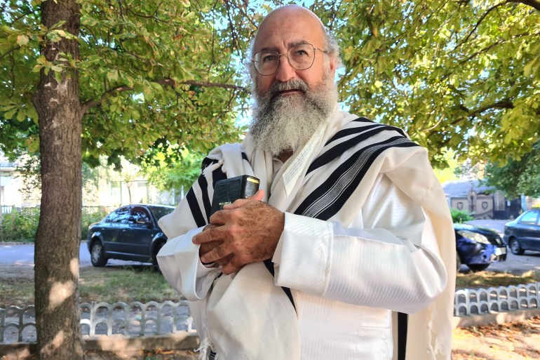 David Meinhart arrived in Uman from Jerusalem despite the ongoing war