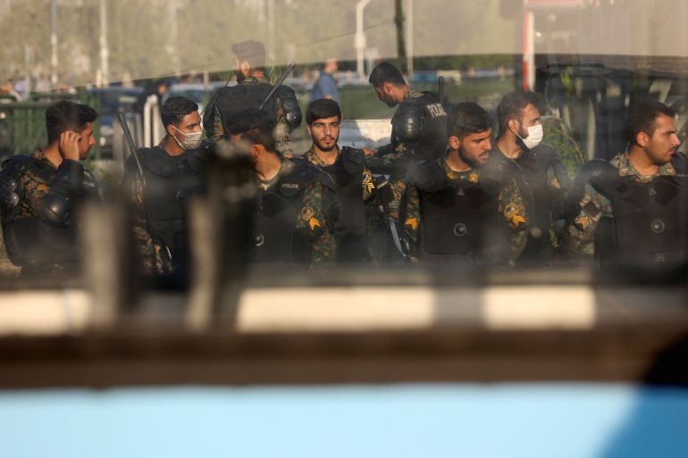Iran riot police