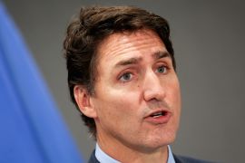 &#39;There are credible reasons to believe that agents of the government of India were involved in the killing of a Canadian on Canadian soil,&#39; Canadian Prime Minister Justin Trudeau says [Mike Segar/Reuters]