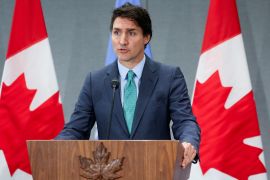 &#39;We call upon the government of India to work with us, to take seriously these allegations and to allow justice to follow its course,&#39; Canadian Prime Minister Justin Trudeau says [Mike Segar/Reuters]
