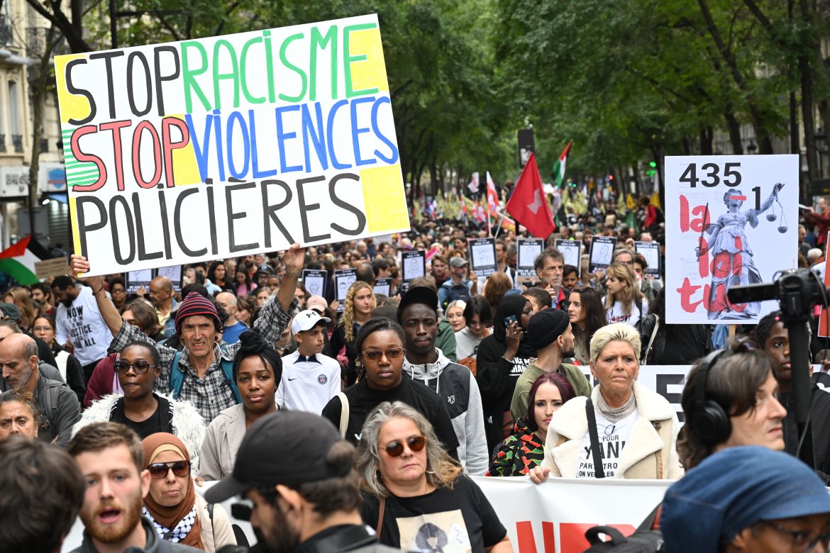 "united march" against police brutality