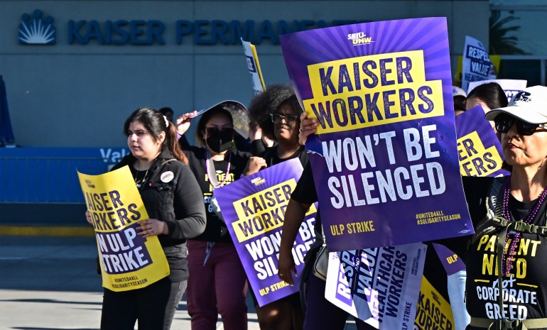 Kaiser Permanente workers strike