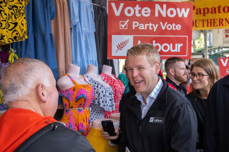 Labour's Chris Hipkins became New Zealand's PRime Minister after his predecessor Jacinda Ardern resigned earlier this year.