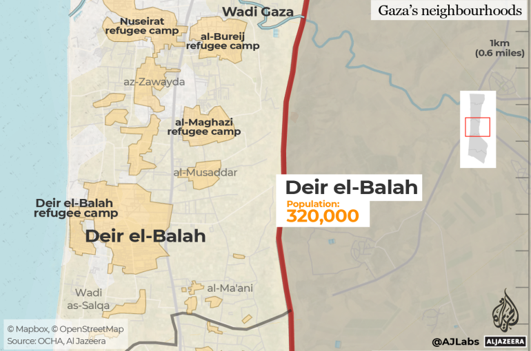 INTERACTIVE - Gaza's neighbourhoods MAP Deir el-Balah-1697977470