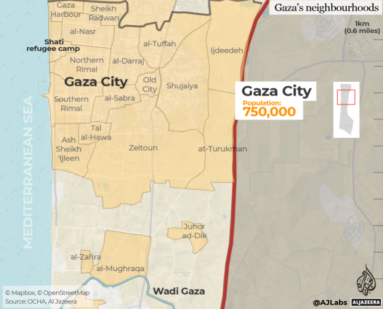 INTERACTIVE - Gaza's neighbourhoods MAP GAZA CITY-1697976009