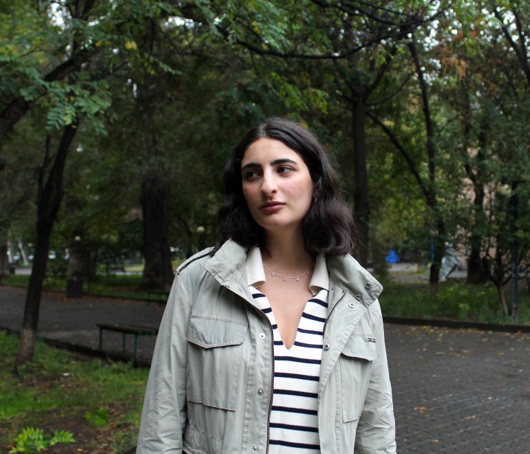 Lilit Shahverdyan, a 20-year-old freelance journalist, was in Yerevan with her sister during the blockade, while the rest of her family was stuck at their home in Stepanakert-1696579885