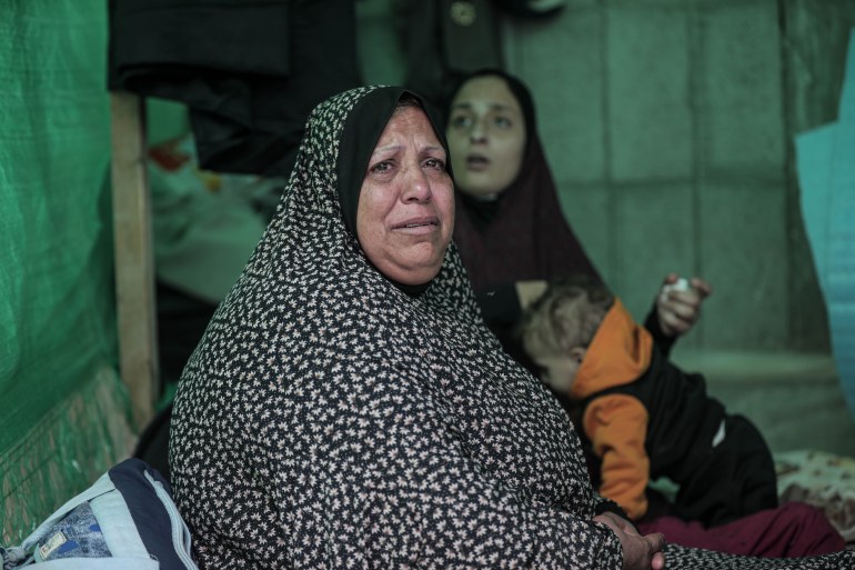 Zahwa al-Samouni saw her sons taken away by Israeli soldiers at a checkpoint as they were on their way fleeing to the Gaza Strip's southern area 