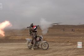 A Houthi fighter fires an RPG grenade during a military manoeuvre near Sanaa, Yemen, October 30, 2023 . Houthi Media Center/Handout via REUTERS THIS IMAGE HAS BEEN SUPPLIED BY A THIRD PARTY