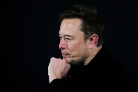 Hamas called on Elon Musk to see the suffering of innocent civilians on both sides of the war [Kirsty Wigglesworth/Reuters]