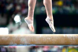 No gymnasts aged 10 or under can be weighed, under British Gymnastics&#039; new rules, and athletes between 11 and 18 can only be weighed with the consent of both the gymnast and their parent or guardian [File: Martin Mejia/AP]