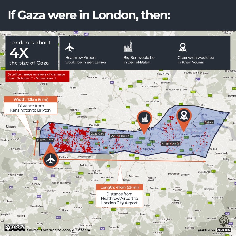 INTERACTIVE - If Gaza was your city - London-1699867843