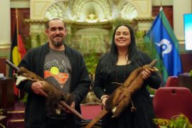 1. First Peoples Assembly Co-Chairs Ruben Berg and Ngarra Murray