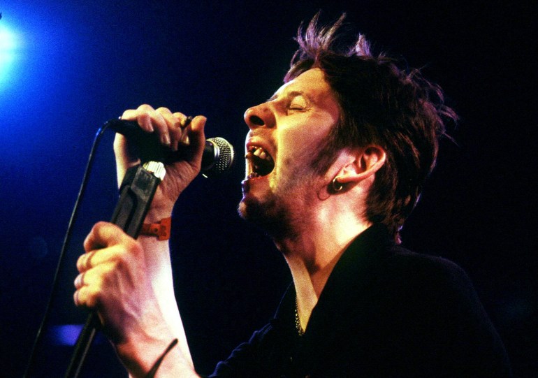Shane MacGowan, former lead singer of The Pogues