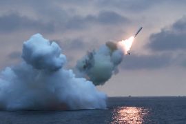 test-fire of the newly-developed submarine-launched strategic cruise missile