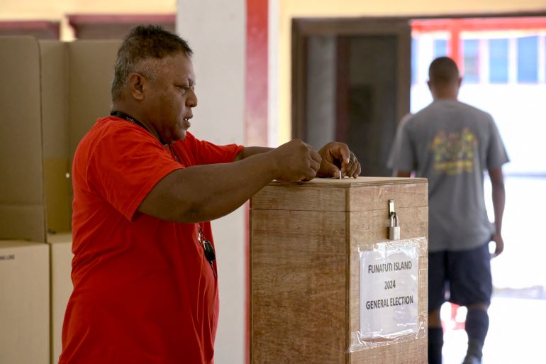 People vote in Tuvalu polls