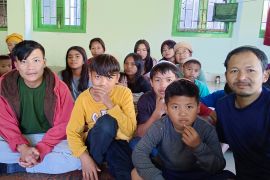 Members of Bnei Menashe living in makeshift camp in Mizoram-