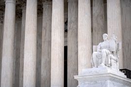 The US Supreme Court is considering a challenge to laws in Florida and Texas that curbs social companies&#039; ability to enforce their content moderation policies [File: Mark Schiefelbein/AP]