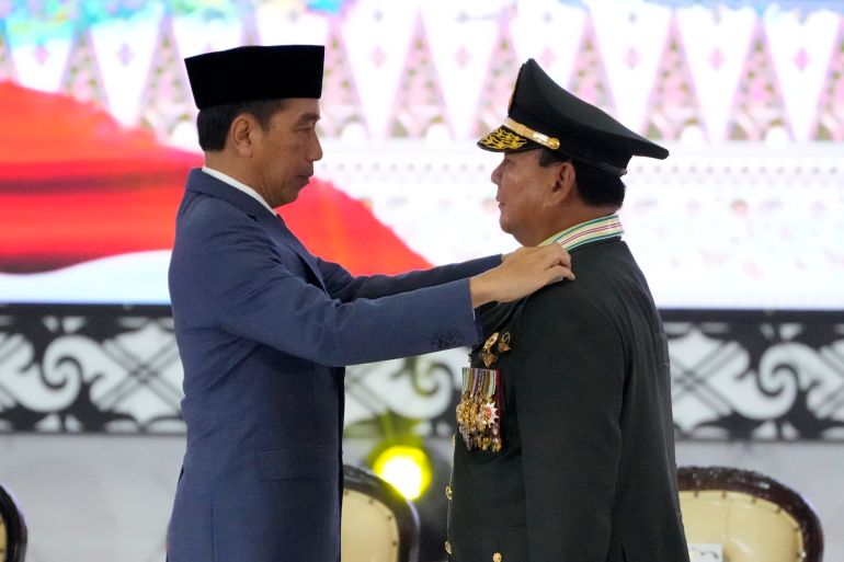 Indonesian Defense Minister Prabowo Subianto
